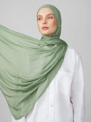 Mint Green Georgette Hijab